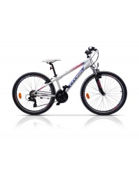 Bicicleta copii mtb CROSS Speedster Girl 26 - Alb | 10-13 ani